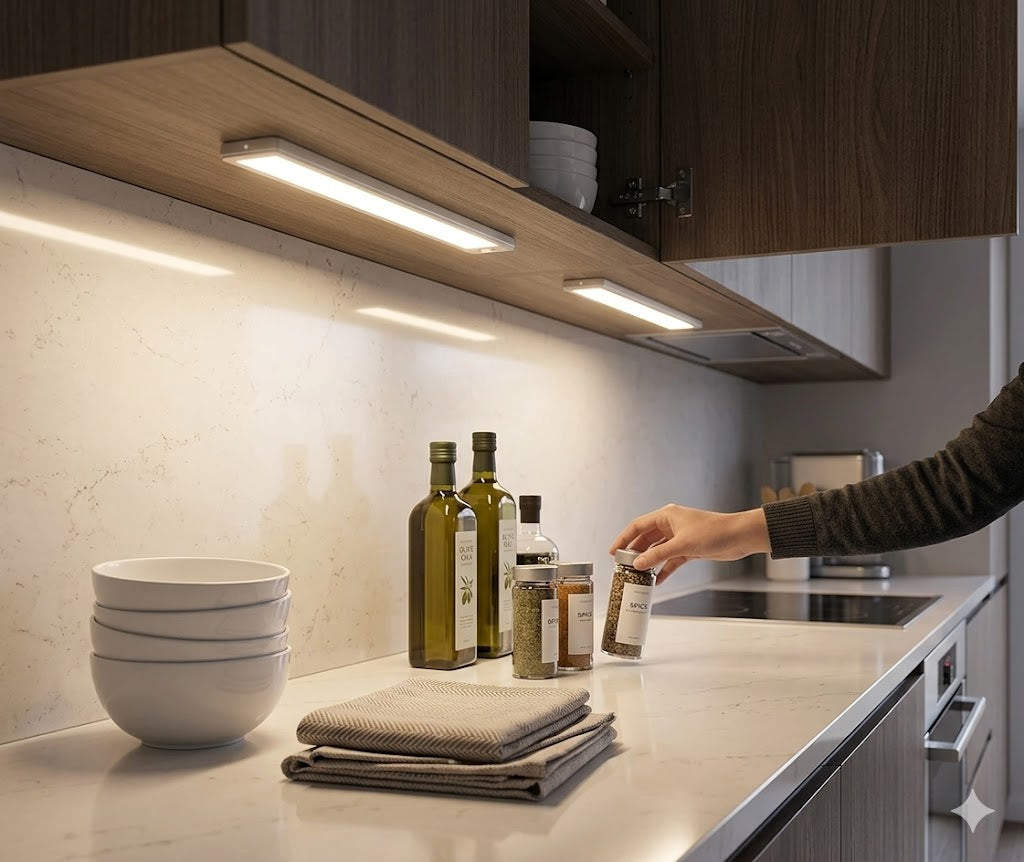BeamMax™ Wireless Motion Sensor Light 3 Color Modes • Magnetic • USB Rechargeable