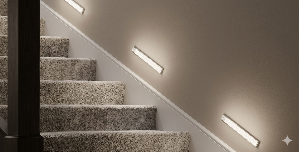 BeamMax™ Wireless Motion Sensor Light 3 Color Modes • Magnetic • USB Rechargeable