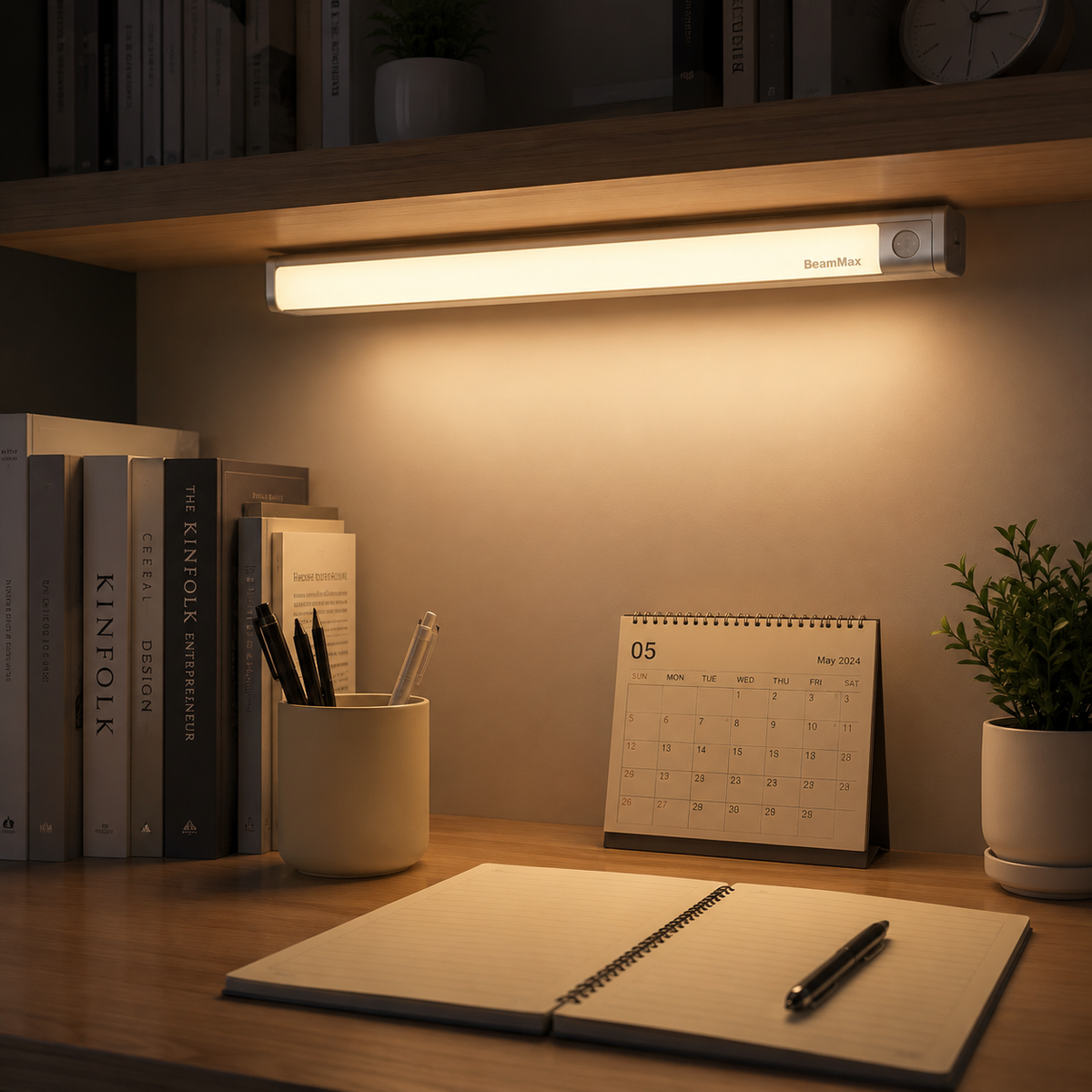 BeamMax™ Wireless Motion Sensor Light 3 Color Modes • Magnetic • USB Rechargeable